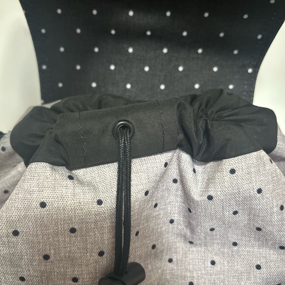 Herschel Supply Company Dawson Black and Gray Backpack with Polka Dots - Picture 6 of 9